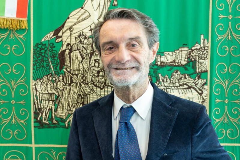 Vicinanza del presidente Fontana alle suore della Bernaga