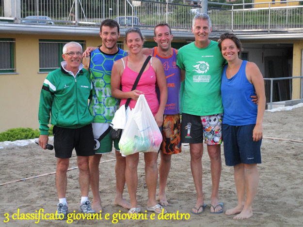 3 classificato giovani e giovani e dentro