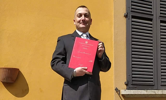Cernusco: il comandante Perri prende la magistrale in Legge - Merateonline